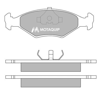 LVXL198 MOTAQUIP Комплект тормозных колодок, дисковый тормоз