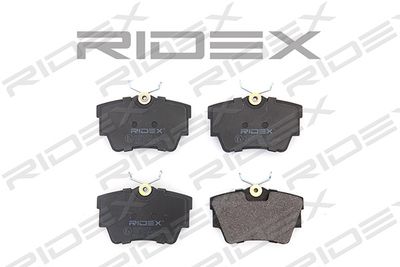 402B0124 RIDEX Комплект тормозных колодок, дисковый тормоз