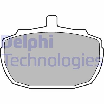 LP47 DELPHI Комплект тормозных колодок, дисковый тормоз