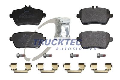 0235510 TRUCKTEC AUTOMOTIVE Комплект тормозных колодок, дисковый тормоз