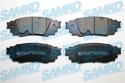 5SP2220 SAMKO Комплект тормозных колодок, дисковый тормоз