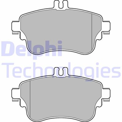 LP2442 DELPHI Комплект тормозных колодок, дисковый тормоз