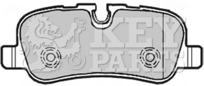 KBP1941 KEY PARTS Комплект тормозных колодок, дисковый тормоз