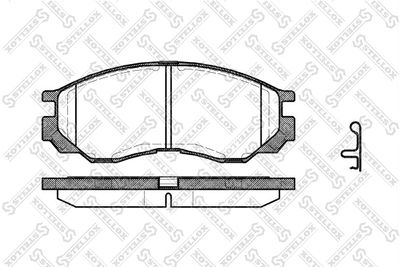 594000SX STELLOX Комплект тормозных колодок, дисковый тормоз