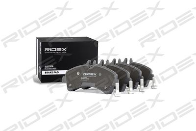 402B0552 RIDEX Комплект тормозных колодок, дисковый тормоз