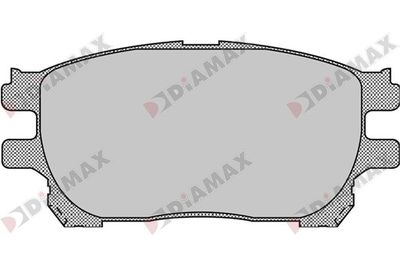 N09725 DIAMAX Комплект тормозных колодок, дисковый тормоз