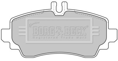BBP1634 BORG & BECK Комплект тормозных колодок, дисковый тормоз