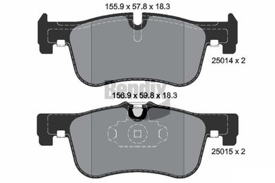 BPD1085 BENDIX Braking Комплект тормозных колодок, дисковый тормоз