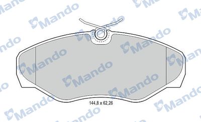 MBF016020 MANDO Комплект тормозных колодок, дисковый тормоз