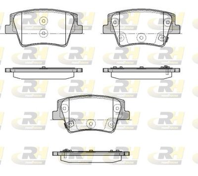2193502 ROADHOUSE Комплект тормозных колодок, дисковый тормоз