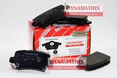 DBP1862 DYNAMATRIX Комплект тормозных колодок, дисковый тормоз