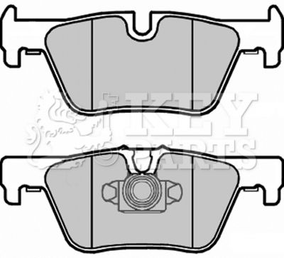 KBP2335 KEY PARTS Комплект тормозных колодок, дисковый тормоз