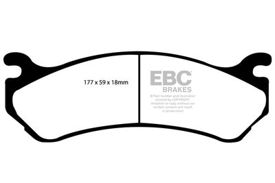 DP41304R EBC Brakes Комплект тормозных колодок, дисковый тормоз