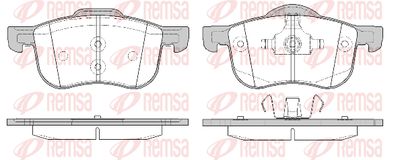071310 REMSA Комплект тормозных колодок, дисковый тормоз