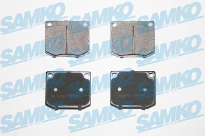 5SP150 SAMKO Комплект тормозных колодок, дисковый тормоз