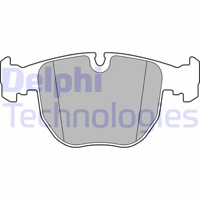 LP2708 DELPHI Комплект тормозных колодок, дисковый тормоз