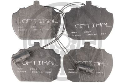 9334 OPTIMAL Комплект тормозных колодок, дисковый тормоз