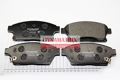 DBP4264 DYNAMATRIX Комплект тормозных колодок, дисковый тормоз