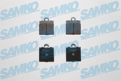 5SP204 SAMKO Комплект тормозных колодок, дисковый тормоз