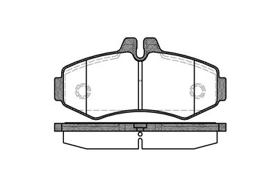 NB23022N00 NEW BLOX Комплект тормозных колодок, дисковый тормоз