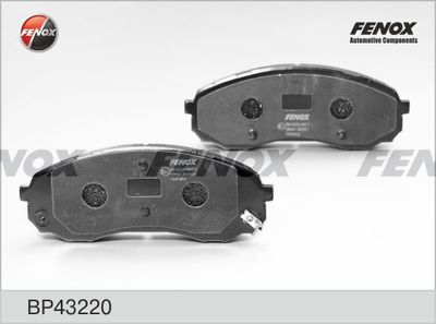 BP43220 FENOX Комплект тормозных колодок, дисковый тормоз