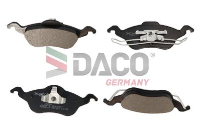 322551 DACO Germany Комплект тормозных колодок, дисковый тормоз