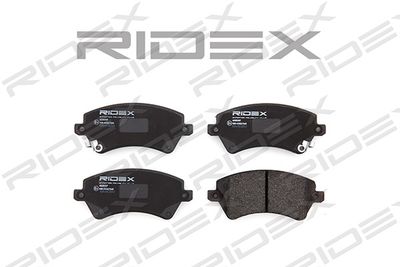 402B0107 RIDEX Комплект тормозных колодок, дисковый тормоз