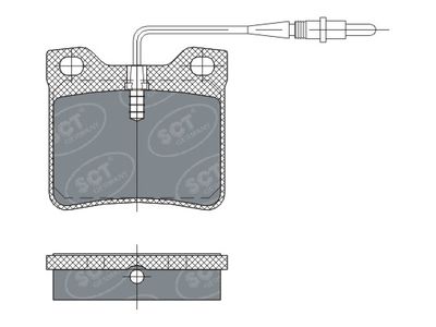 SP294PR SCT - MANNOL Комплект тормозных колодок, дисковый тормоз