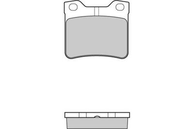 120728 E.T.F. Комплект тормозных колодок, дисковый тормоз