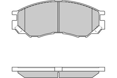 120775 E.T.F. Комплект тормозных колодок, дисковый тормоз