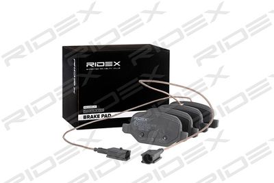 402B0716 RIDEX Комплект тормозных колодок, дисковый тормоз