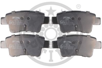 BP12431 OPTIMAL Комплект тормозных колодок, дисковый тормоз