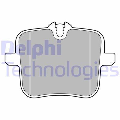 LP3617 DELPHI Комплект тормозных колодок, дисковый тормоз
