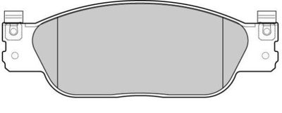 FBP1718 FREMAX Комплект тормозных колодок, дисковый тормоз