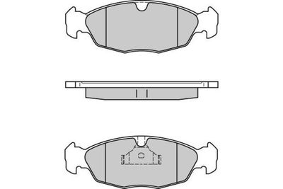 120584 E.T.F. Комплект тормозных колодок, дисковый тормоз