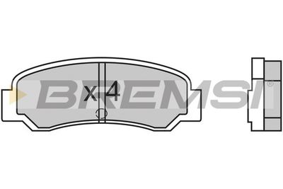 BP2300 BREMSI Комплект тормозных колодок, дисковый тормоз