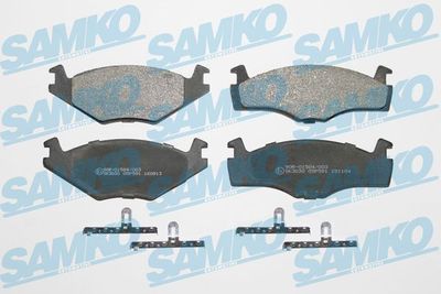 5SP591 SAMKO Комплект тормозных колодок, дисковый тормоз