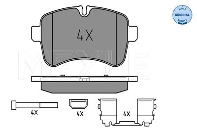 0252923221 MEYLE Комплект тормозных колодок, дисковый тормоз