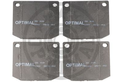 9168 OPTIMAL Комплект тормозных колодок, дисковый тормоз