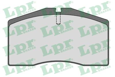 05P1585 LPR Комплект тормозных колодок, дисковый тормоз