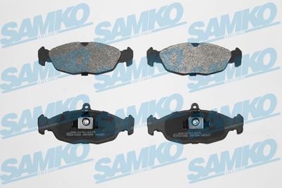 5SP599 SAMKO Комплект тормозных колодок, дисковый тормоз