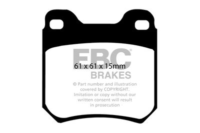 DP3675C EBC Brakes Комплект тормозных колодок, дисковый тормоз