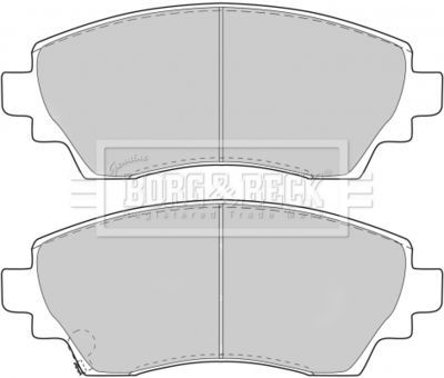 BBP1768 BORG & BECK Комплект тормозных колодок, дисковый тормоз