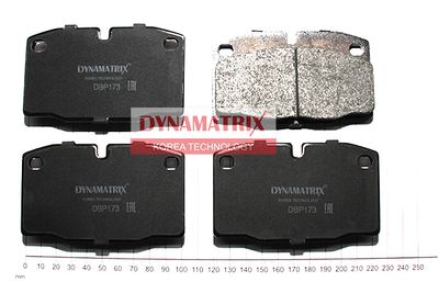 DBP173 DYNAMATRIX Комплект тормозных колодок, дисковый тормоз