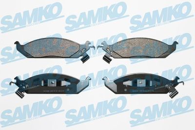 5SP1519 SAMKO Комплект тормозных колодок, дисковый тормоз