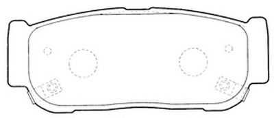 FP0954 FIT Комплект тормозных колодок, дисковый тормоз