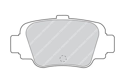 FDB992 FERODO Комплект тормозных колодок, дисковый тормоз