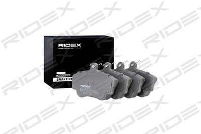 402B0871 RIDEX Комплект тормозных колодок, дисковый тормоз
