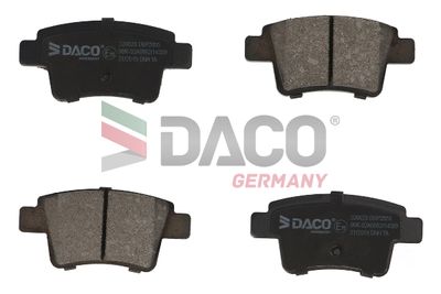 320628 DACO Germany Комплект тормозных колодок, дисковый тормоз