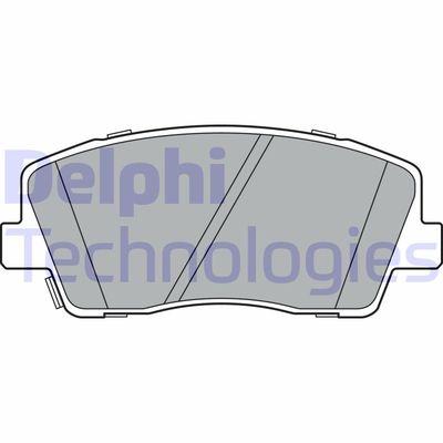 LP3376 DELPHI Комплект тормозных колодок, дисковый тормоз